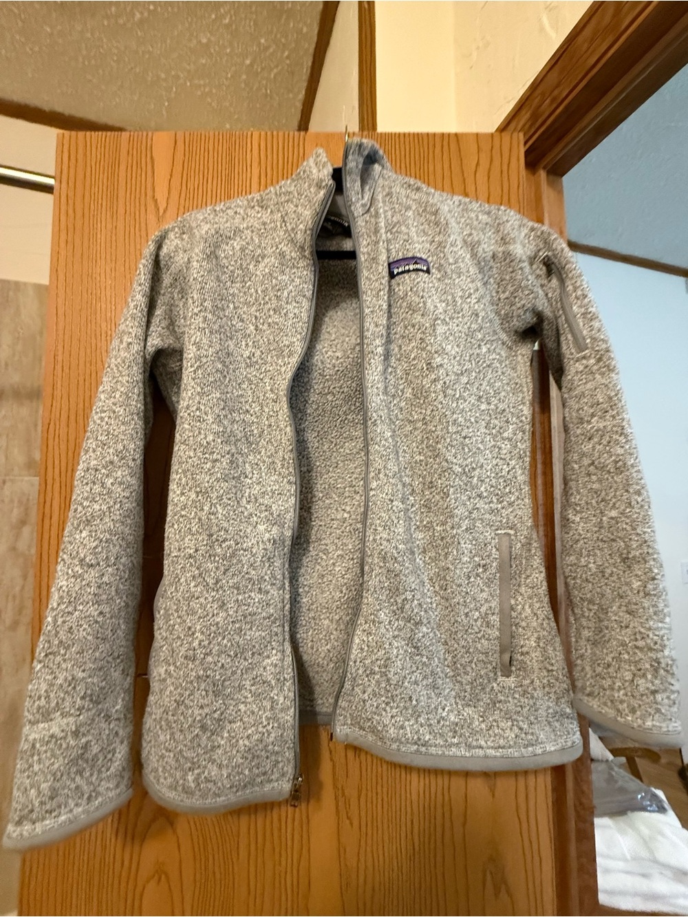 Patagonia Heather Gray Women's Full-Zip Fleece Jacket